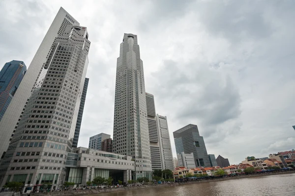 Bezirk Flussufer in Singapore — Stockfoto