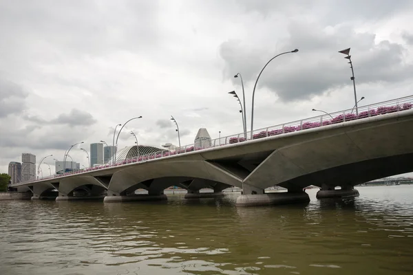 Singapur Esplanade Köprüsü — Stok fotoğraf