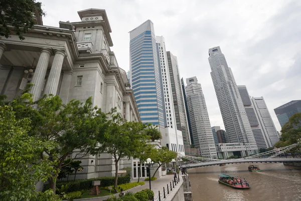 Singapur şehir merkezinde çekirdek — Stok fotoğraf