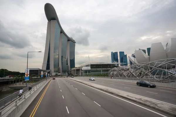 Marina Bay Sands в Сингапуре — стоковое фото