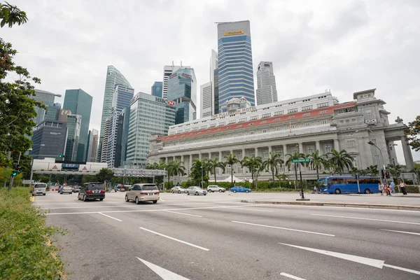 The Fullerton Hotel in Singapore — Stock Photo, Image