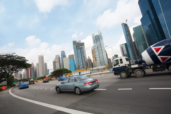 Autobahn von Singapore — Stockfoto