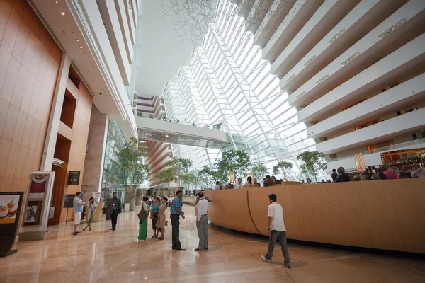 Hotel hall Marina Bay Sands — Stock Photo, Image