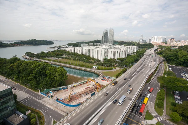 Zonas residenciales de Singapur . — Foto de Stock