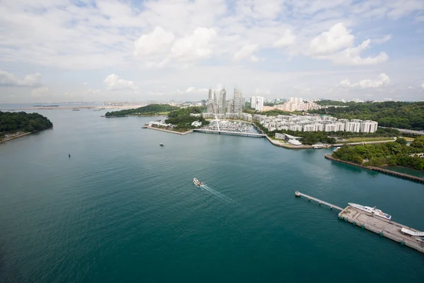 Pobřežní oblasti v Singapuru — Stock fotografie