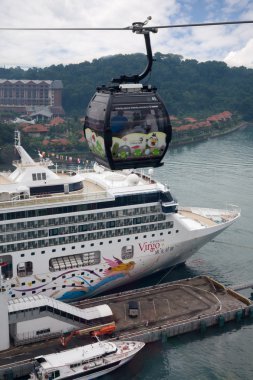okyanus cruise gemisi Singapur bağlantı noktası