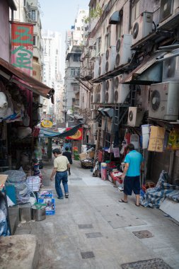 Hong Kong sokakları.