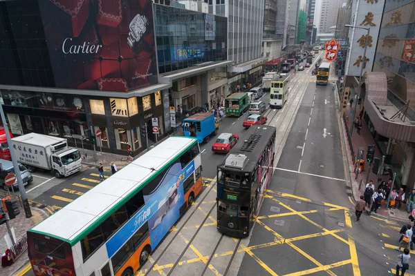 Dystrykt centralny w Hongkongu — Zdjęcie stockowe