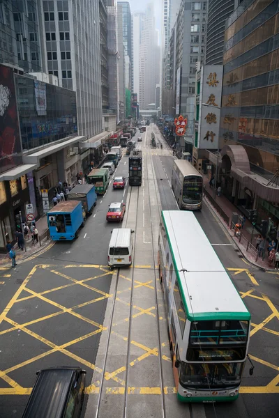 Dystrykt centralny w Hongkongu — Zdjęcie stockowe