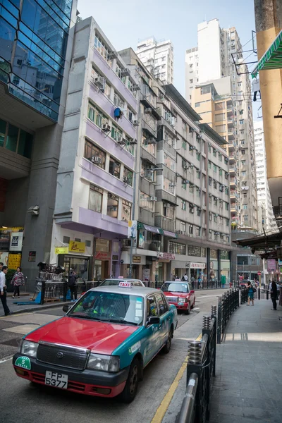 Taxíky v hong Kongu — Stock fotografie