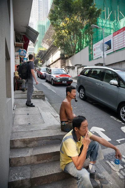 Ruas estreitas de Hong Kong — Fotografia de Stock