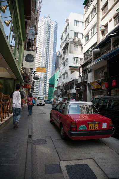 Taxíky v hong Kongu — Stock fotografie