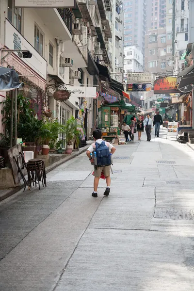 Smala gatorna i Hongkong — Stockfoto