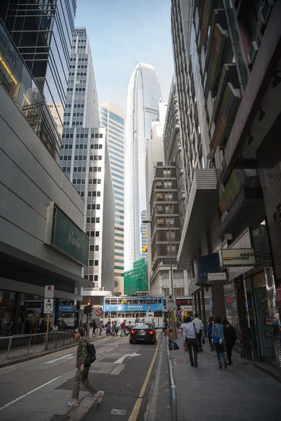 Zentraler Bezirk in Hongkong — Stockfoto