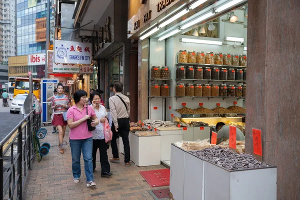 Hong Kong mağaza deniz ürünleri — Stok fotoğraf