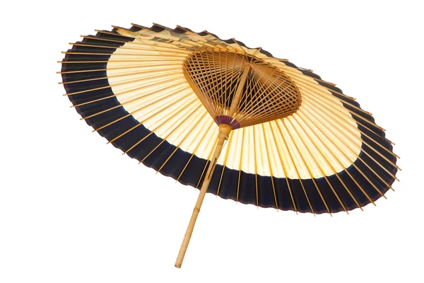 Traditional Japanese umbrella of bamboo and paper — Stock Photo, Image