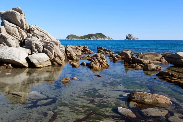 Paisaje de verano de costa marina —  Fotos de Stock