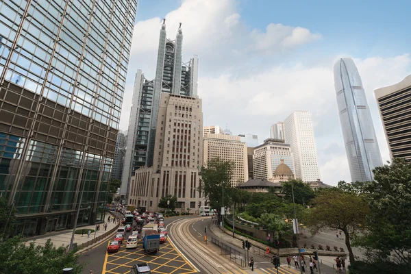 ? ENTRAAL zakenwijk Hong Kong — Stockfoto