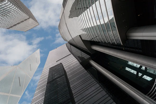 Современные офисные здания Гонконга — стоковое фото