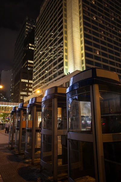 Telephone booths in Hong Kong — Stock Photo, Image