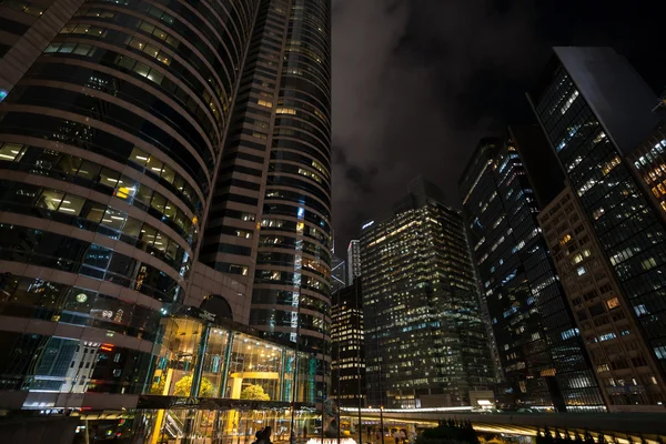 Stavba dvou výměna náměstí v hong Kongu — Stock fotografie