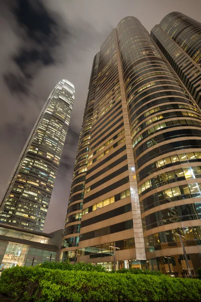 Bouwen van twee uitwisseling plein in hong kong — Stockfoto