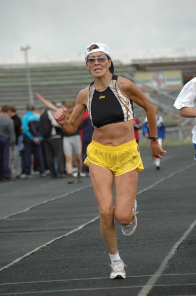 Athleten, die laufen — Stockfoto