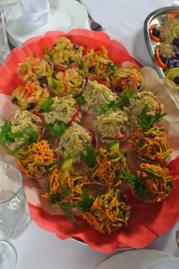 Ресторан. Салаты.