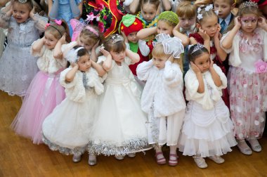 Новогодний детский утренник в Казахстане.