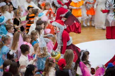 Новогодний детский утренник в Казахстане.