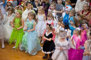 Новогодний детский утренник в Казахстане.