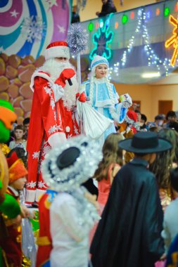 Новогодний детский утренник. Казахстан.