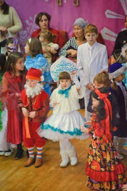 Новогодний детский утренник. Казахстан.