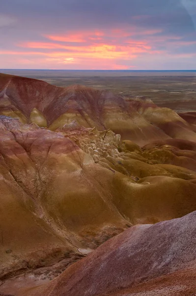 Montagne Gesso Nelle Steppe Del Kazakistan — Foto Stock