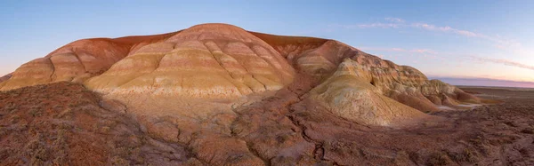 Montagne Gesso Nelle Steppe Del Kazakistan — Foto Stock