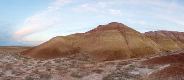 Montagne Gesso Nelle Steppe Del Kazakistan — Foto Stock