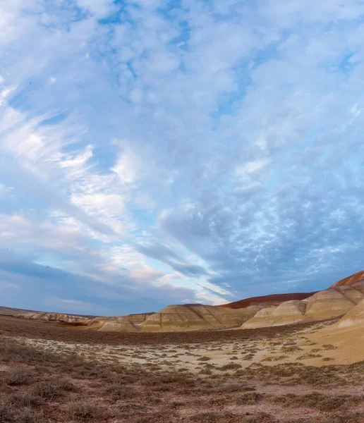 Chalk Mountains Steppes Kazakhstan — Stock Photo, Image