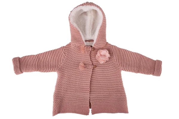 Knitted baby jacket — Stock Photo, Image