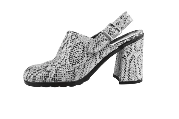 Snake scarpe da donna in pelle — Foto Stock