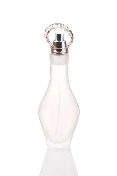 Elegante perfume femenino, aislado en blanco — Foto de Stock