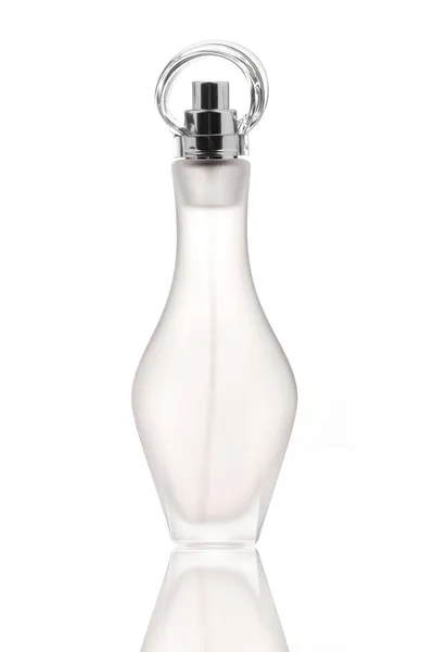Elegantní ženský parfém, izolované na bílém — Stock fotografie