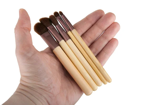 Makeup brush kit — Stock Photo, Image