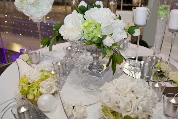 Elegant wedding dinner — Stock Photo, Image