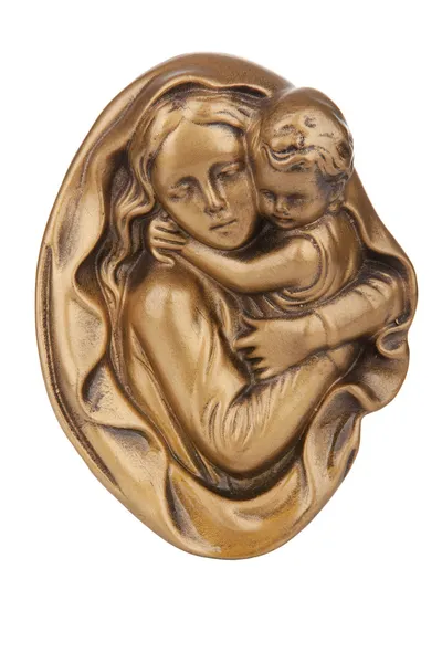 Virgin Mary holding baby Jesus — Stock Photo, Image