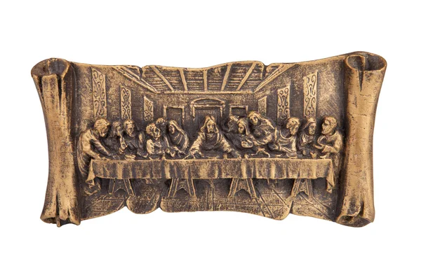 Last supper of Christ relief — Stock Photo, Image