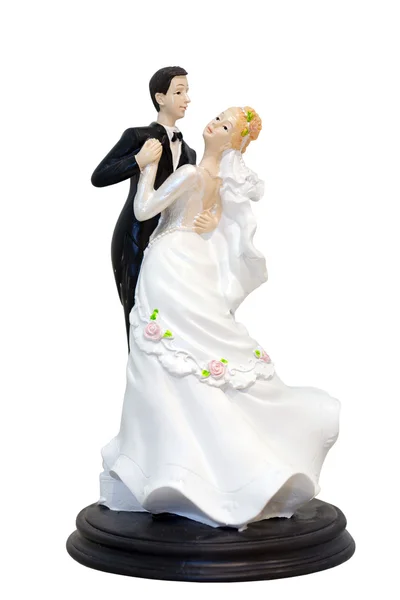 A wedding couple figurines — Stock Photo, Image