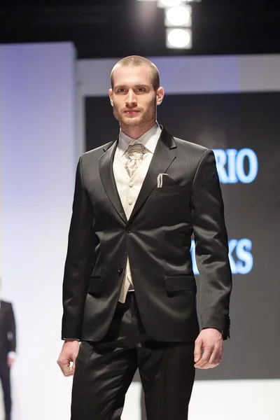Modelo de moda masculina en un traje —  Fotos de Stock