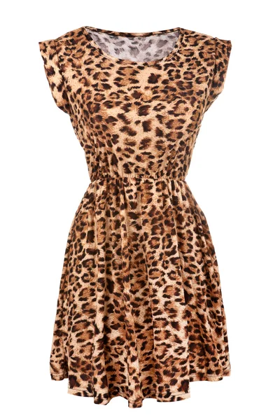 Kleid mit Animal Print — Stockfoto