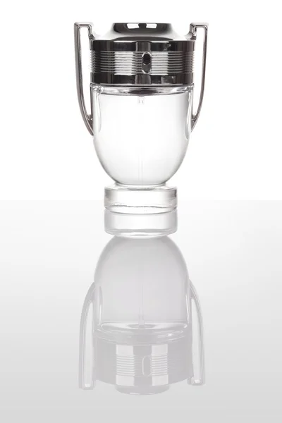Бутылка из-под кефира в форме бокала — стоковое фото