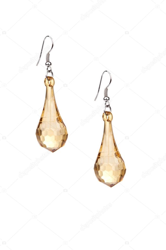 Pair of golden earrings